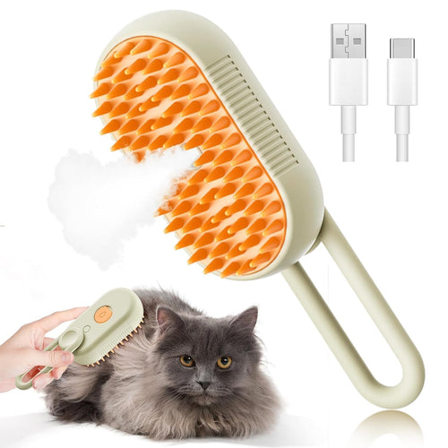Pet Steam Brush - Paw World Shop™