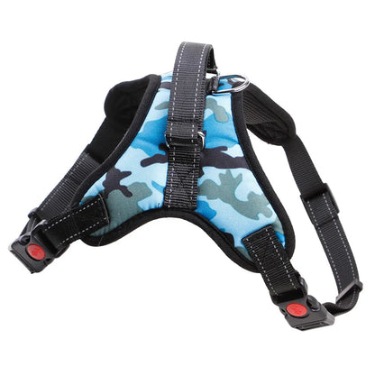 Heavy-Duty Adjustable Nylon Dog Harness – Secure, Comfortable & Reflective