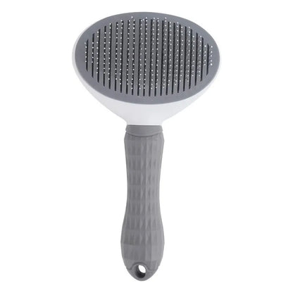 Stainless Steel Pet Grooming Brush – Effective Shedding & Grooming Tool