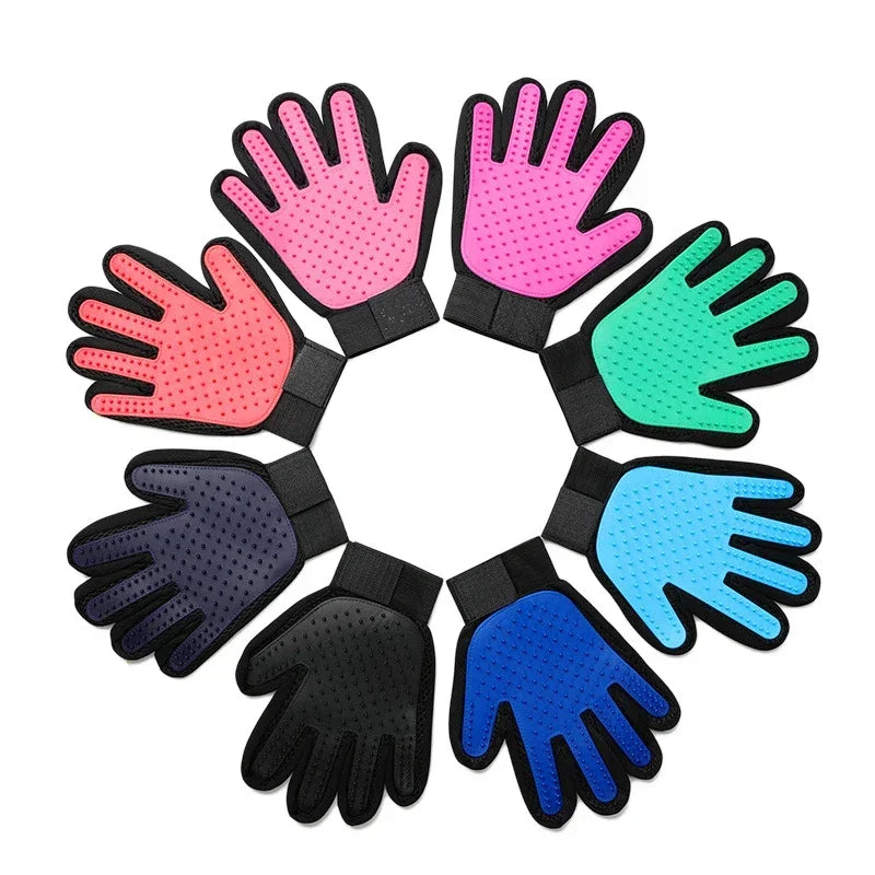 Silicone Pet Grooming Gloves - Paw World Shop™