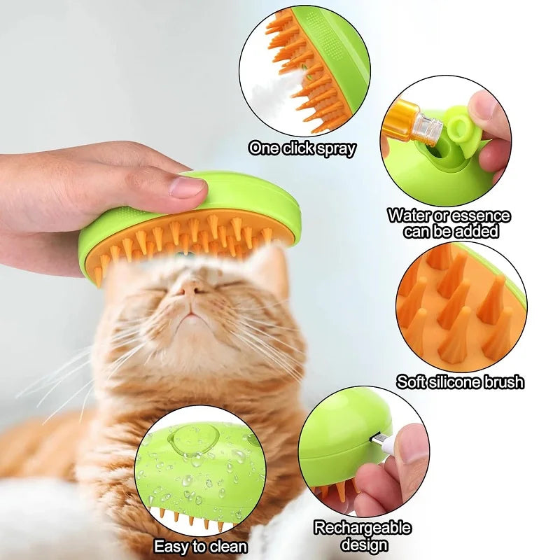 Cat Steam Brush - Paw World Shop™