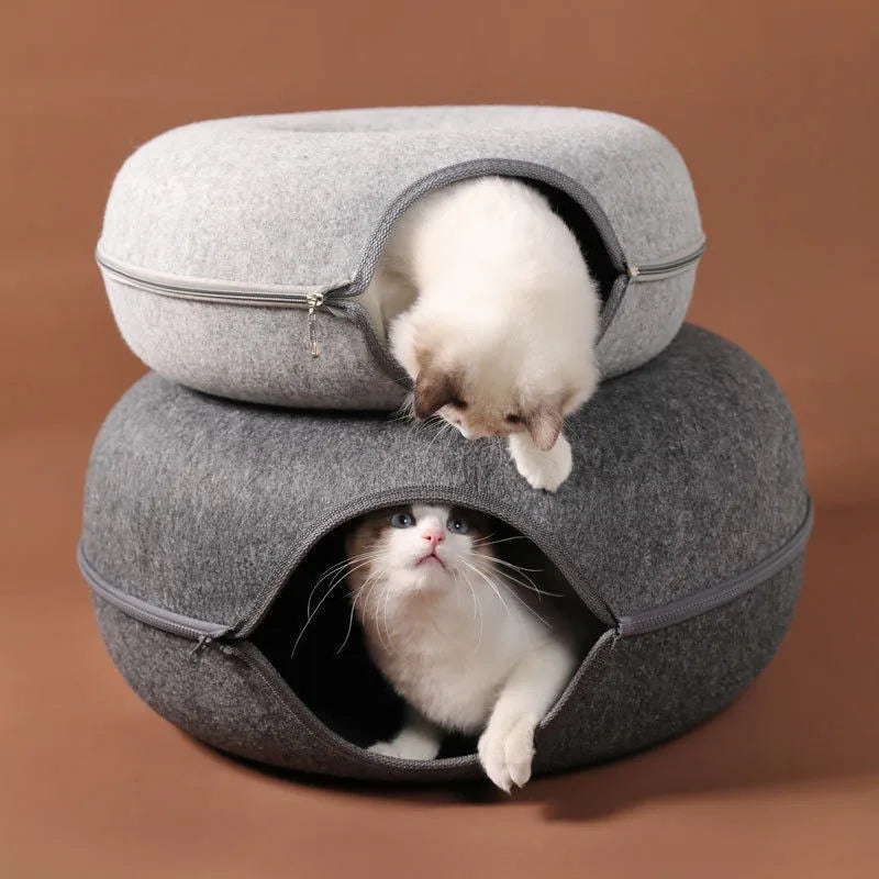 Donut Cat Bed and Playground - Paw World Shop™