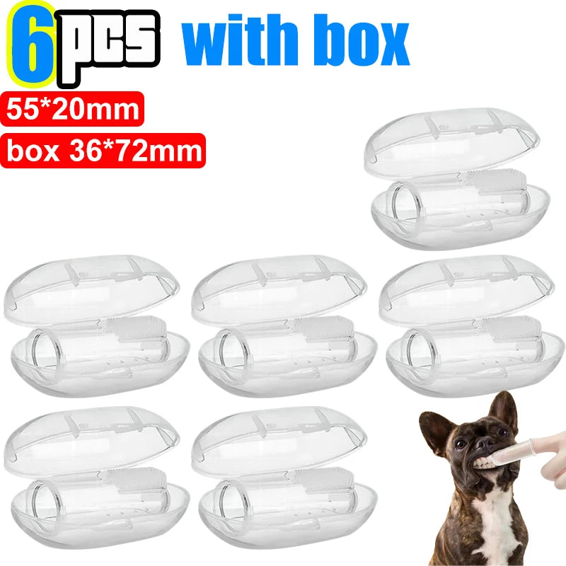 Soft Pet Finger Toothbrushes - Paw World Shop™