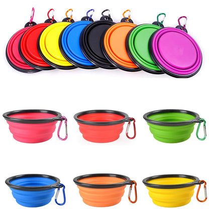 Folding Silicone Bowl - Paw World Shop™