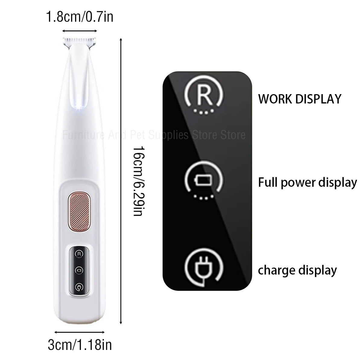 Pet Paw Trimmer with LED Light - Paw World Shop™
