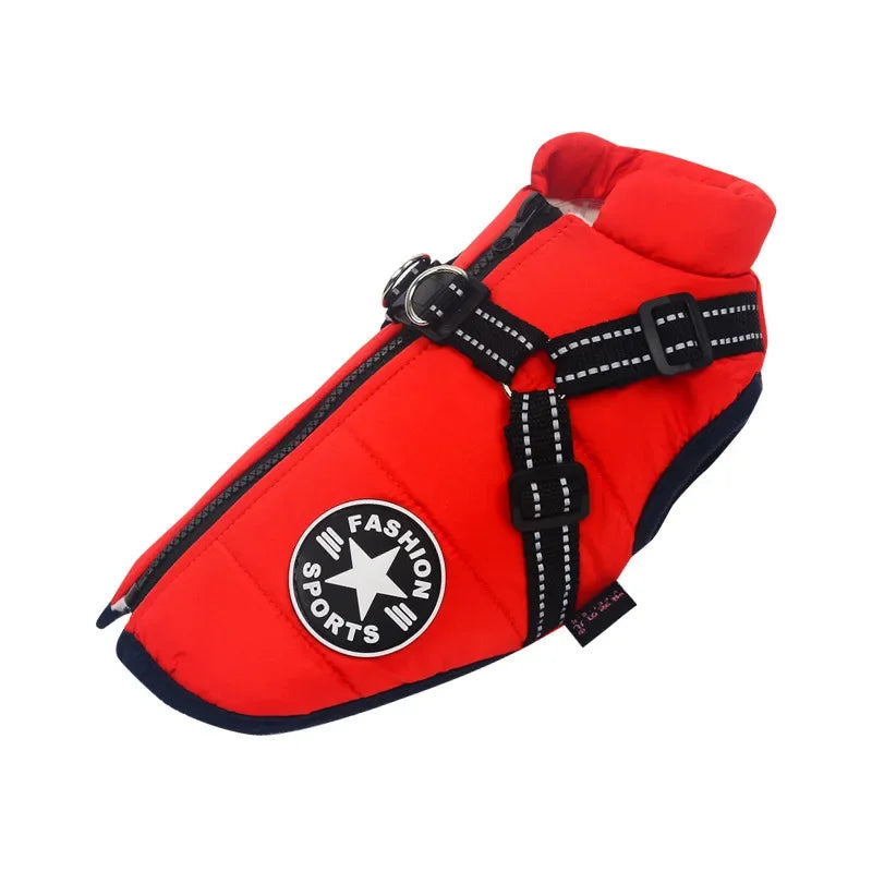Winter Dog Jacket with Harness - Paw World Shop™
