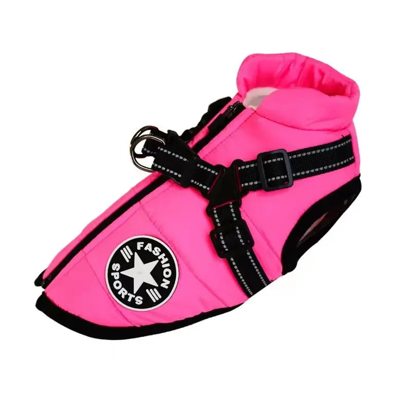 Winter Dog Jacket with Harness - Paw World Shop™