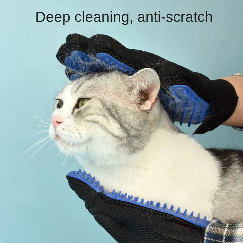 Silicone Pet Grooming Gloves - Paw World Shop™
