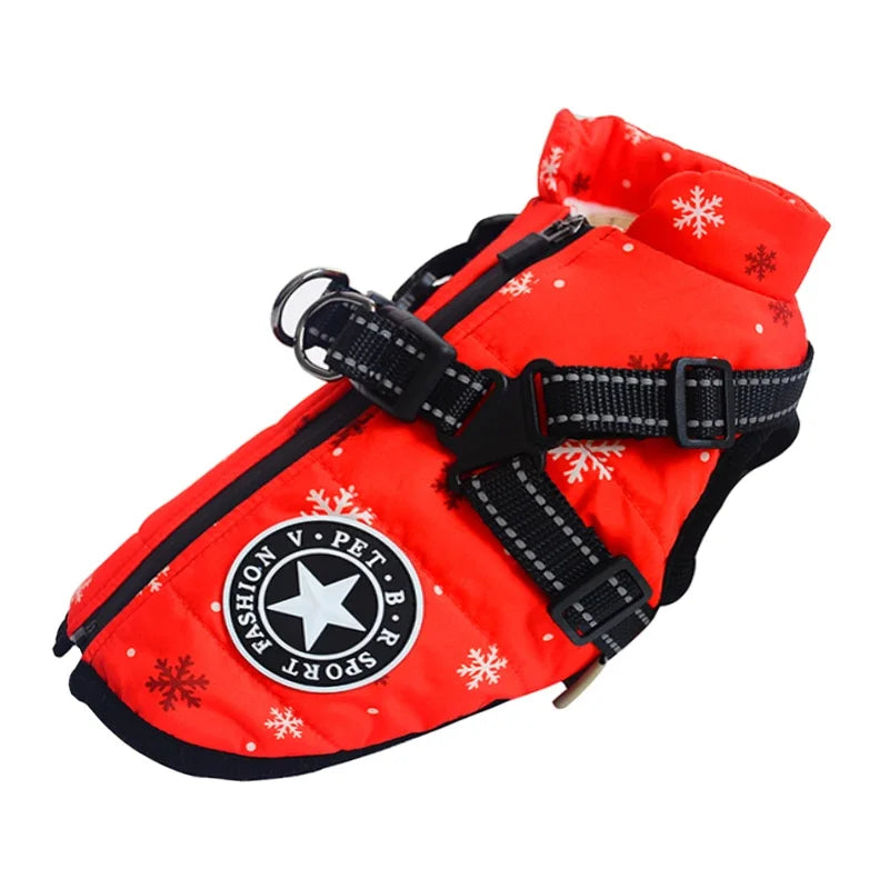 Winter Dog Jacket with Harness - Paw World Shop™
