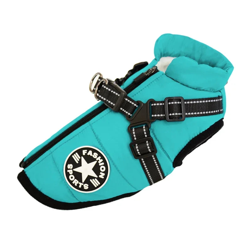 Winter Dog Jacket with Harness - Paw World Shop™
