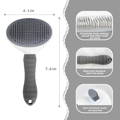 Self-cleaning Pet Comb - Paw World Shop™