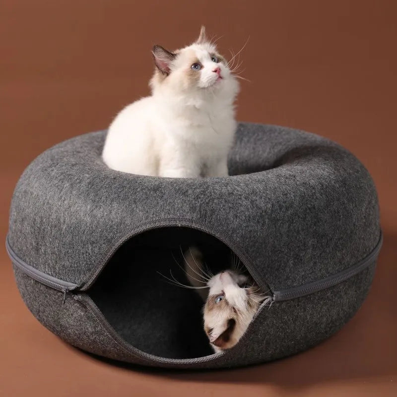 Donut Cat Bed and Playground - Paw World Shop™