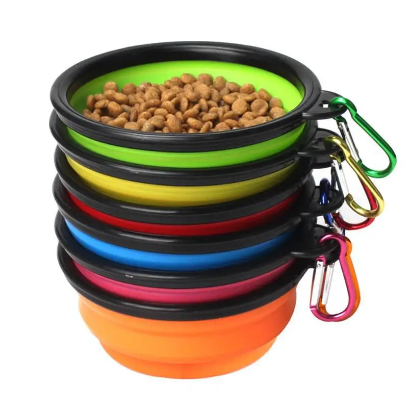 Folding Silicone Bowl - Paw World Shop™