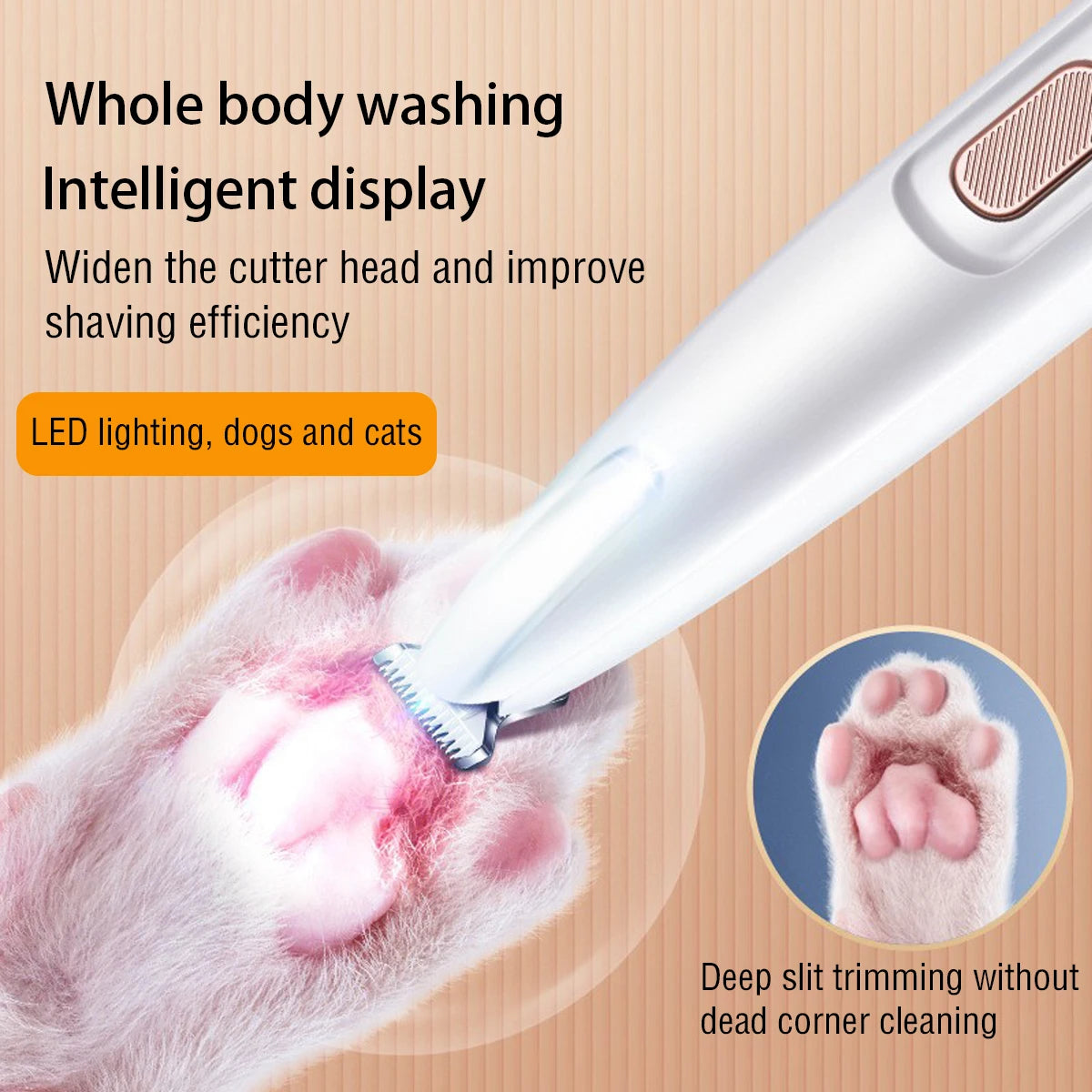 Pet Paw Trimmer with LED Light - Paw World Shop™
