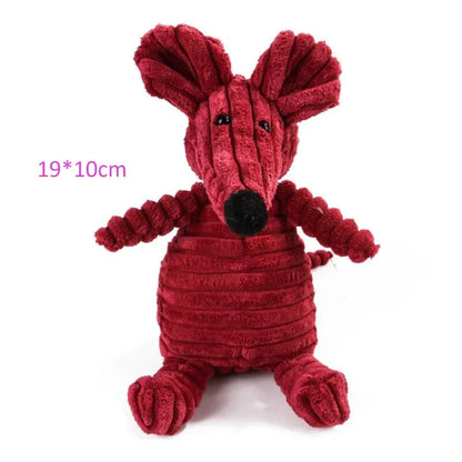 Squeaky Plush Dog Toy – Durable, Soft & Interactive