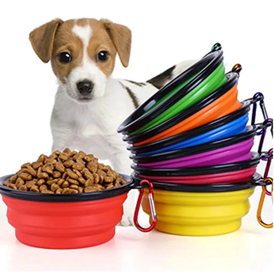 Folding Silicone Bowl - Paw World Shop™