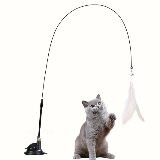 Interactive Feather Toy for Cats – Fun & Engaging Playtime