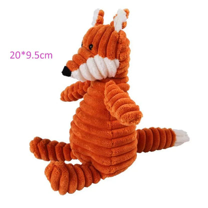 Squeaky Plush Dog Toy – Durable, Soft & Interactive