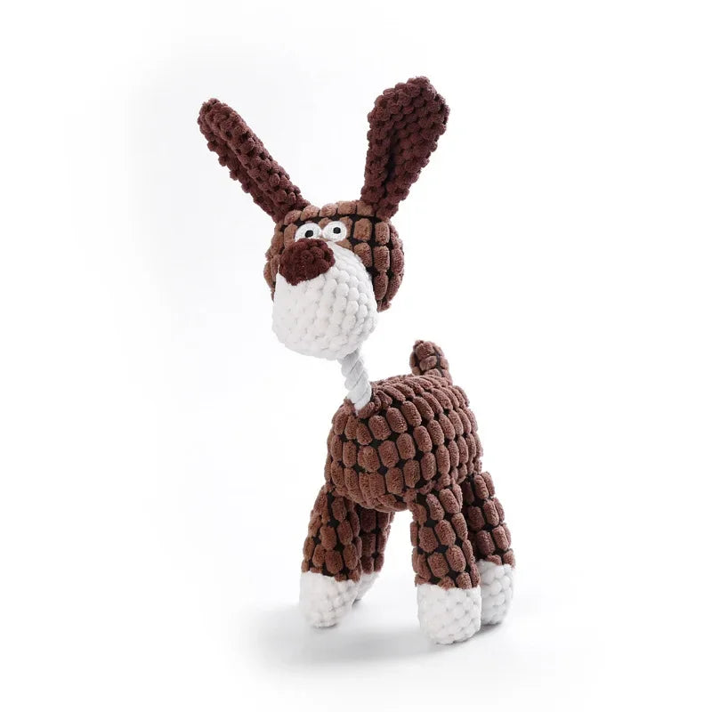 Squeaky Plush Dog Toy - Paw World Shop™