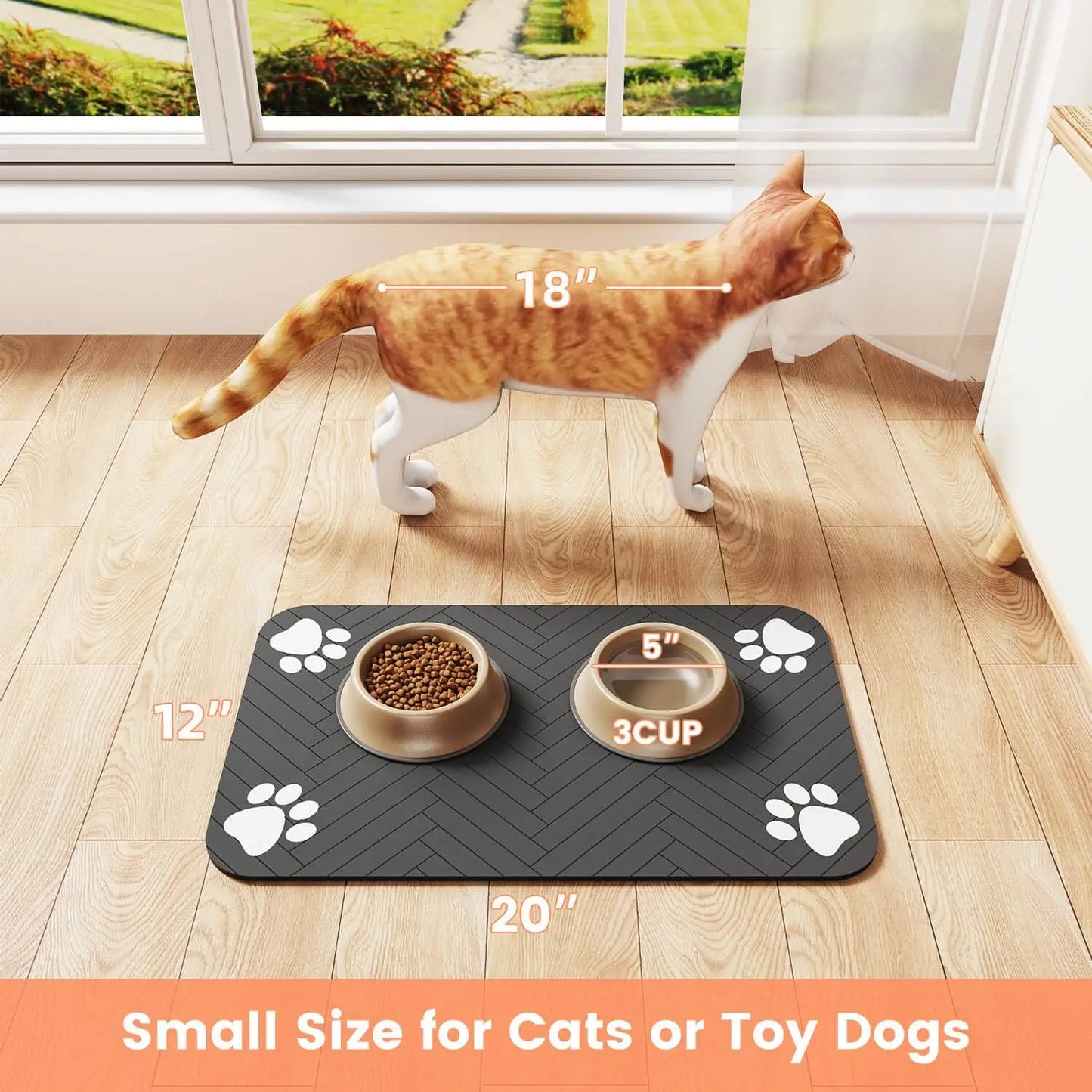 Pet Feeding Mat - Paw World Shop™