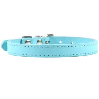 Personalized PU Leather Cat & Dog Collar – Stylish, Comfortable & Adjustable