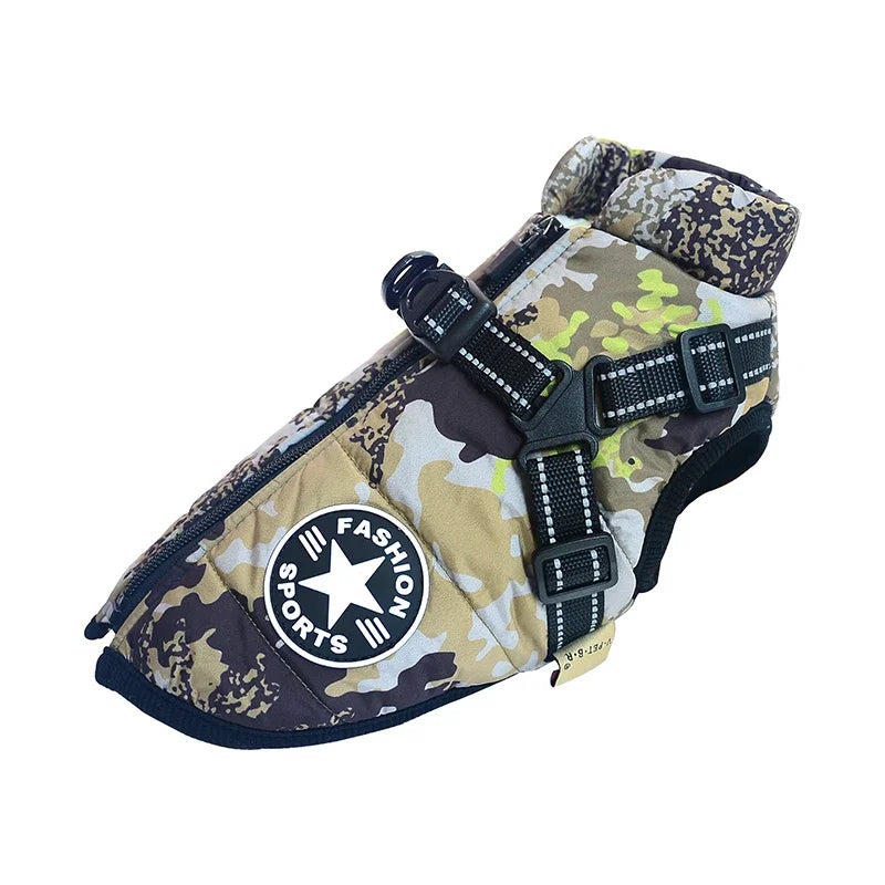 Winter Dog Jacket with Harness - Paw World Shop™