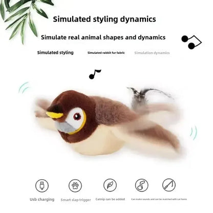 Catnip Electric Pat Bird - Paw World Shop™