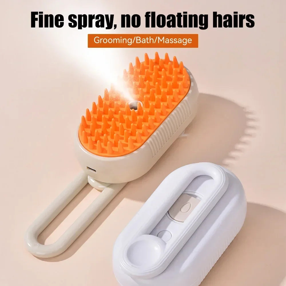 Pet Steam Brush - Paw World Shop™