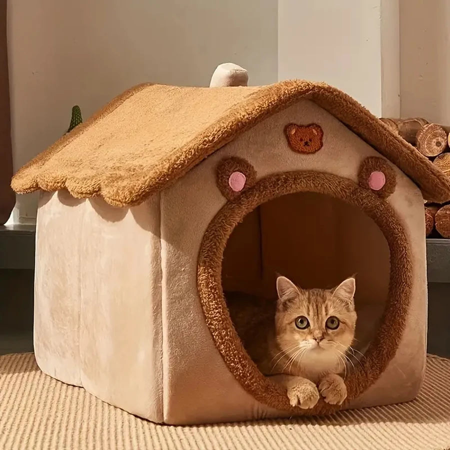 Foldable Pet House - Paw World Shop™