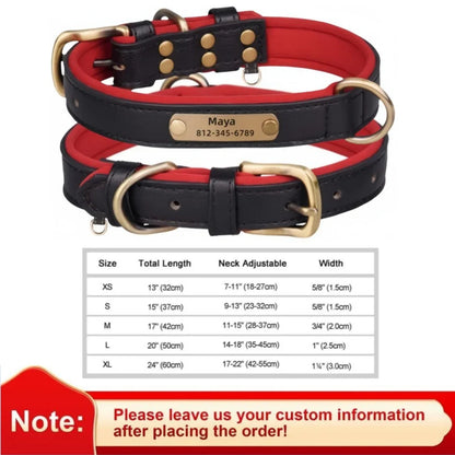 Leather Dog Collar - Paw World Shop™