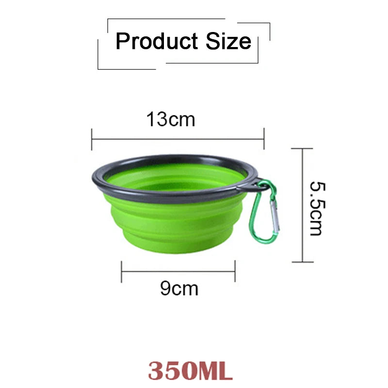 Folding Silicone Bowl - Paw World Shop™