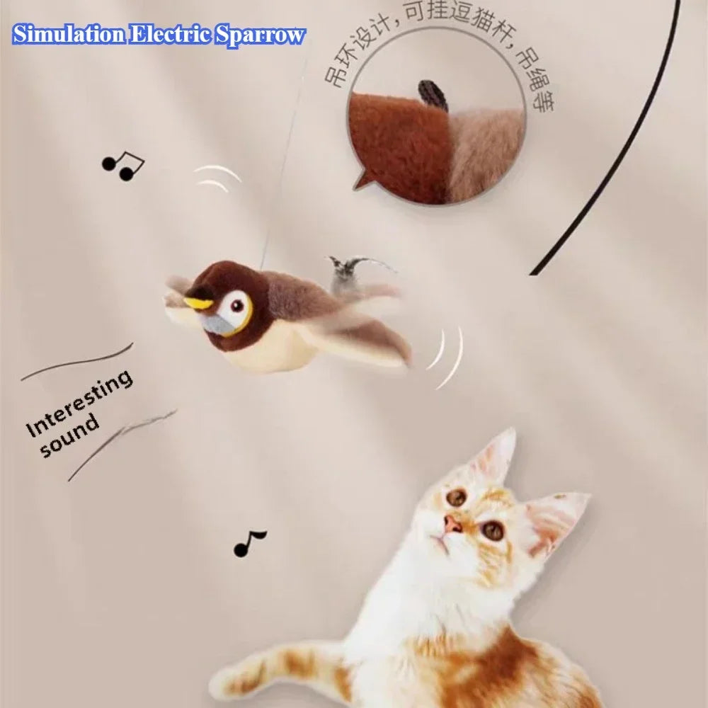 Catnip Electric Pat Bird - Paw World Shop™