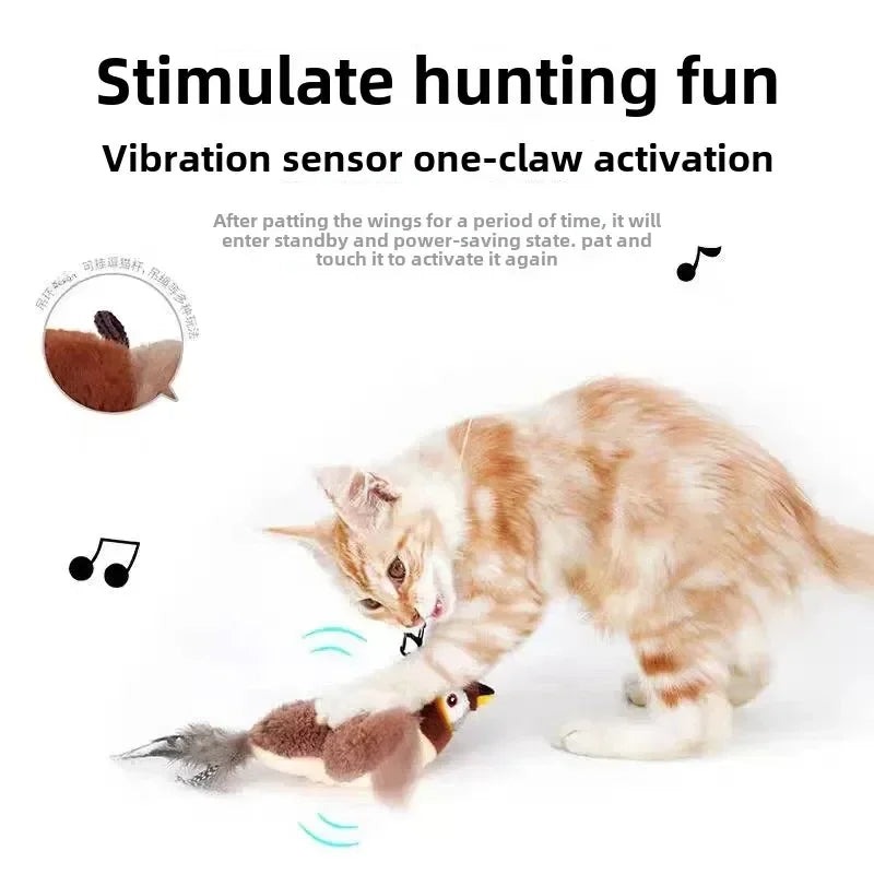 Catnip Electric Pat Bird - Paw World Shop™
