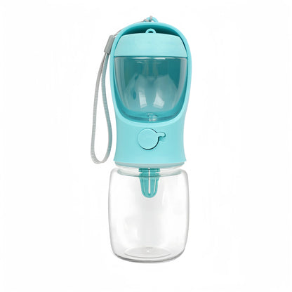Portable Pet Water Bottle with Storage Food Container - Paw World Shop™
