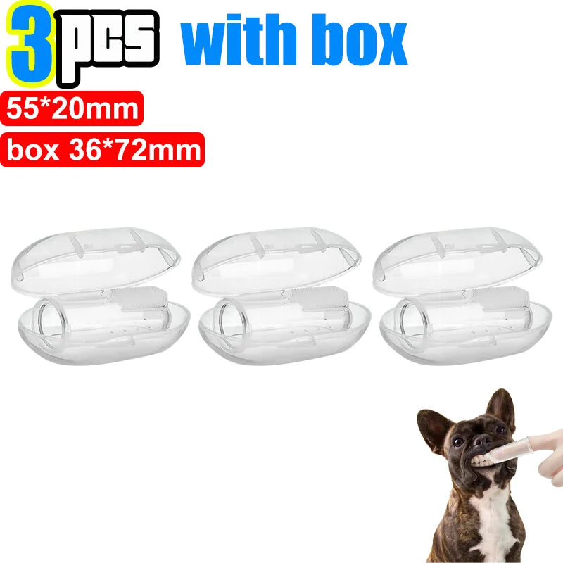 Soft Pet Finger Toothbrushes - Paw World Shop™