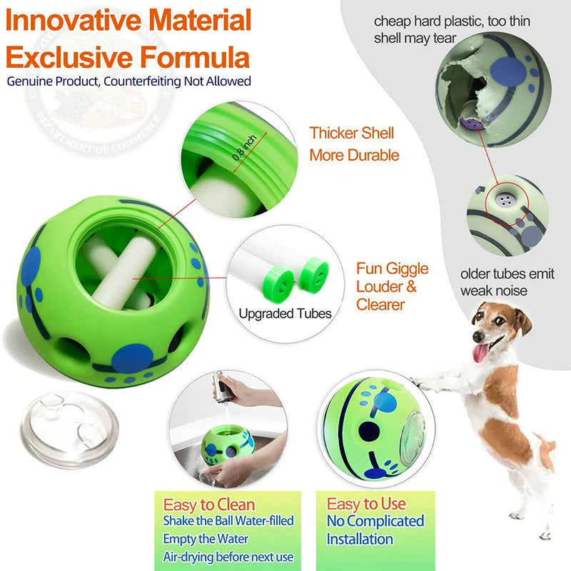 Pet Giggle Ball - Paw World Shop™