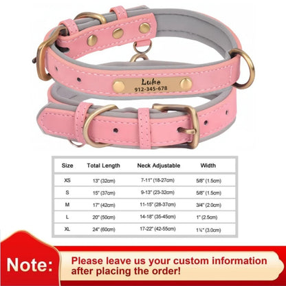Leather Dog Collar - Paw World Shop™