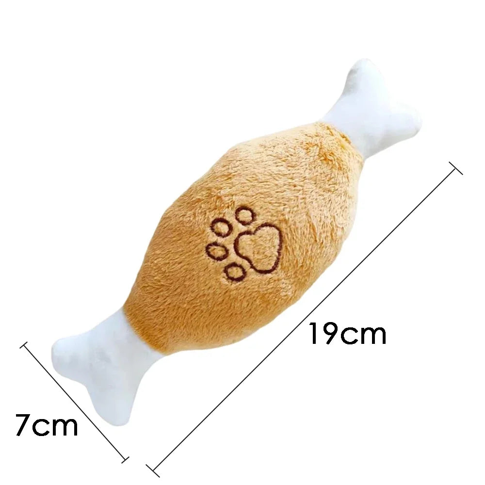 Squeaky Plush Dog Toy - Paw World Shop™