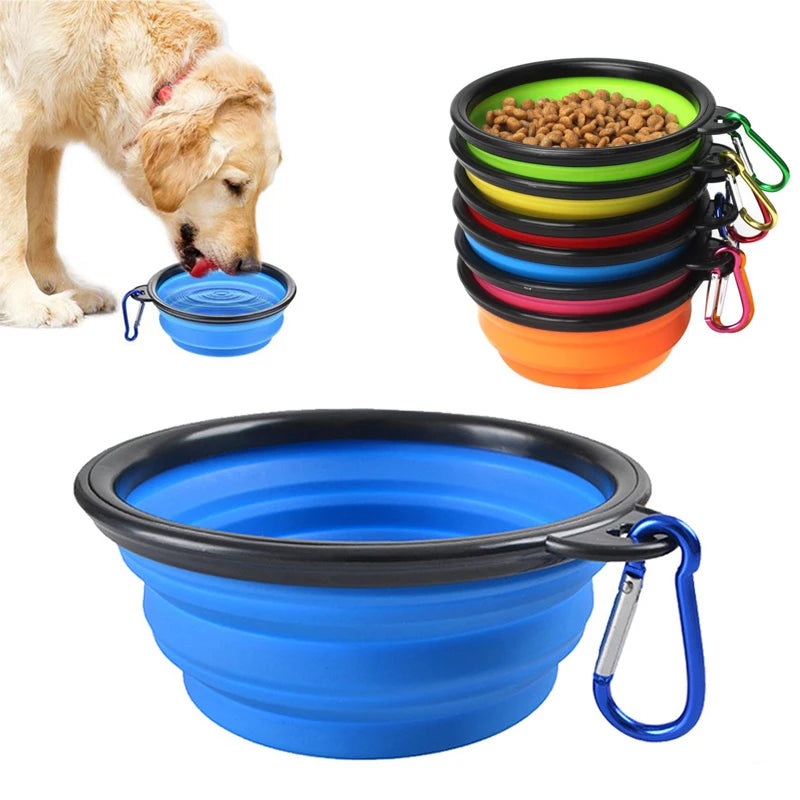 Folding Silicone Bowl - Paw World Shop™