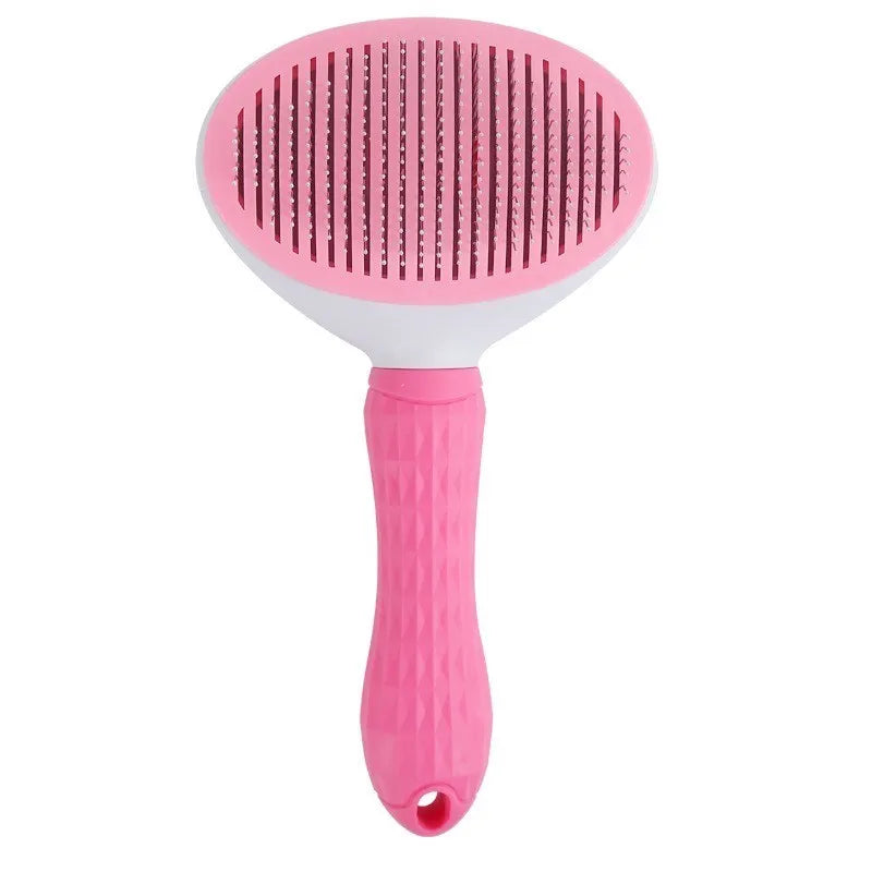 Stainless Steel Pet Grooming Brush – Effective Shedding & Grooming Tool