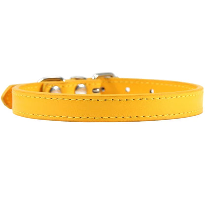 Personalized PU Leather Cat & Dog Collar – Stylish, Comfortable & Adjustable