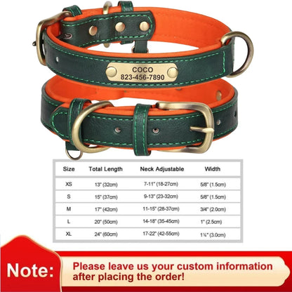 Leather Dog Collar - Paw World Shop™