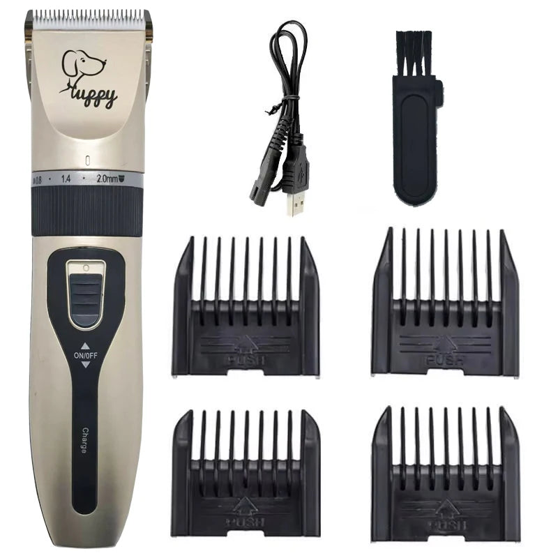 Professional Rechargeable Dog Hair Clipper – Quiet, Powerful & Easy to Use