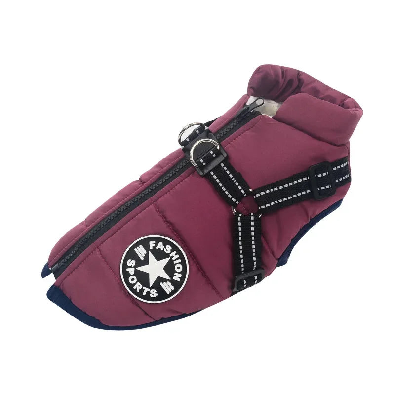Winter Dog Jacket with Harness - Paw World Shop™