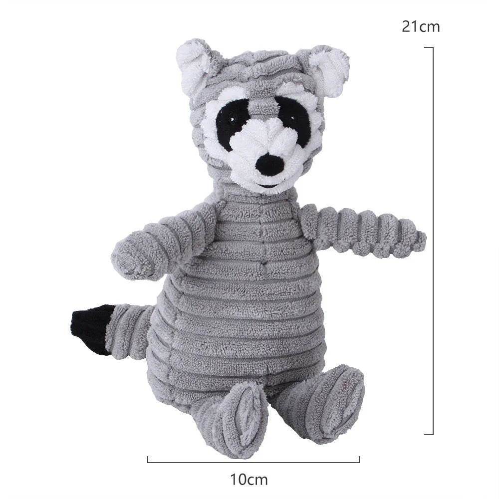 Squeaky Plush Dog Toy - Paw World Shop™
